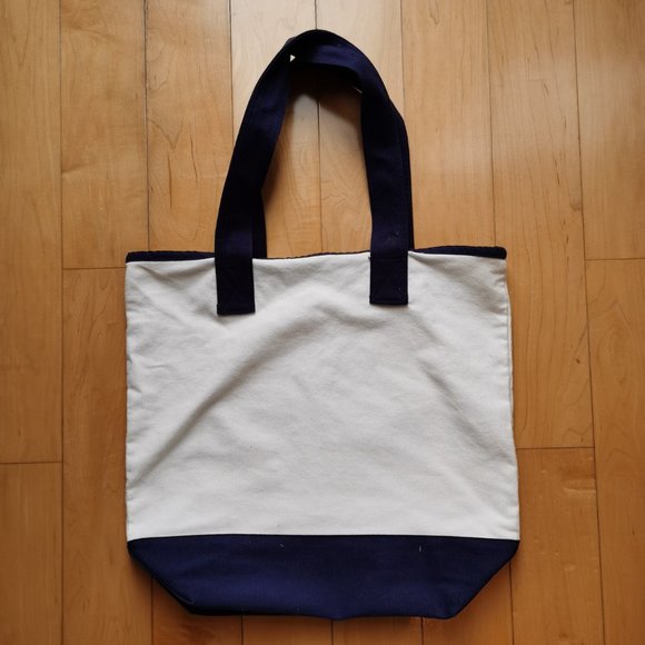 Indigo Cotton Tote Bag - Picture 2 of 8